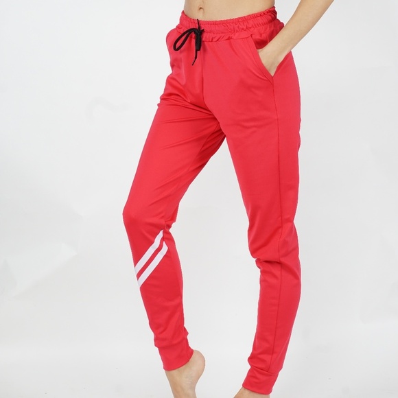 Fit Division Pants - Drawstring Waist Jogger Sweatpants with Pockets